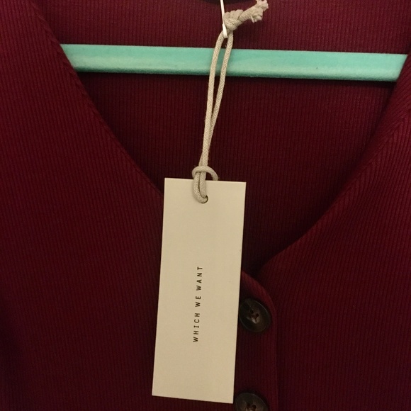 Need Supply Leila Ribbed Mini Dress Size Medium - Picture 5 of 5